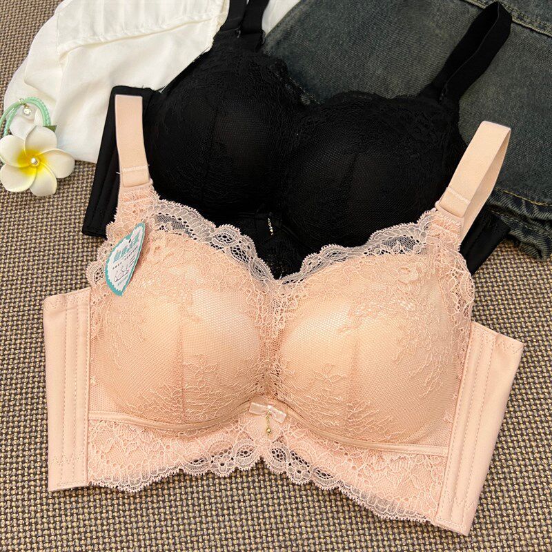 小胸平胸aa杯加厚文胸无钢圈超x厚8cm聚拢显大不空杯内衣女馒头杯