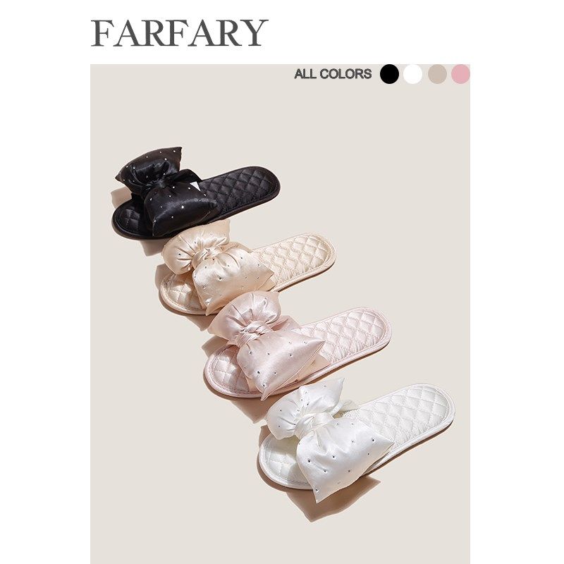 春秋法式绸缎家居拖鞋女室内家居木地板软底防滑静音无声软底家用,居家布艺,居家棉拖/棉鞋,淘宝优惠券,粉丝福利购,淘宝优惠卷