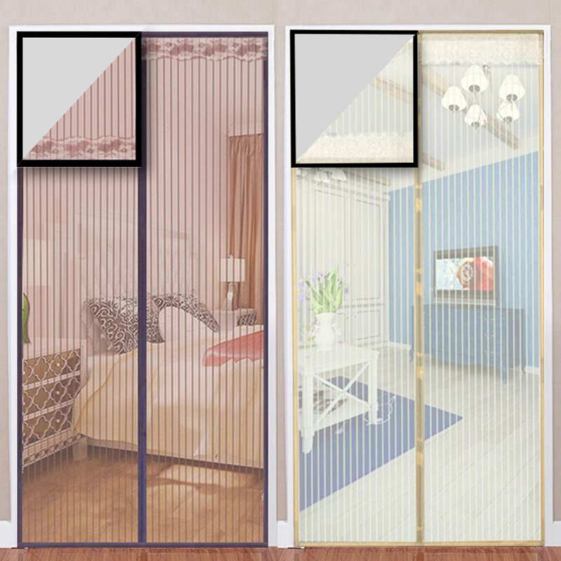 网纱防蚊门帘窗纱网门高档磁性纱门防蝇加密家用夏天夏季静音蚊帐