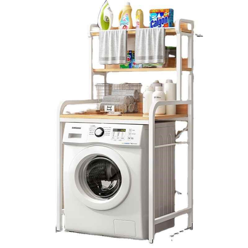 【折扣店】翻盖洗衣机置物架滚筒洗衣机上方架子储物小尺寸免打孔