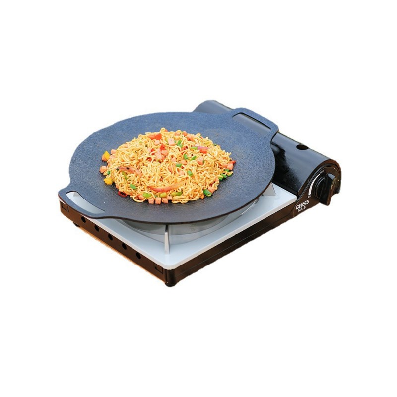 户外麦饭石卡式炉烤肉盘烧烤盘烤肉锅韩式铁板烧烧烤架煎烤盘家用