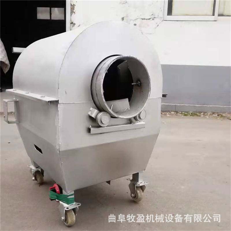 家用小型滚筒炒货机 煤炭柴火加热干果翻炒机 瓜子花生烘干机烤盘