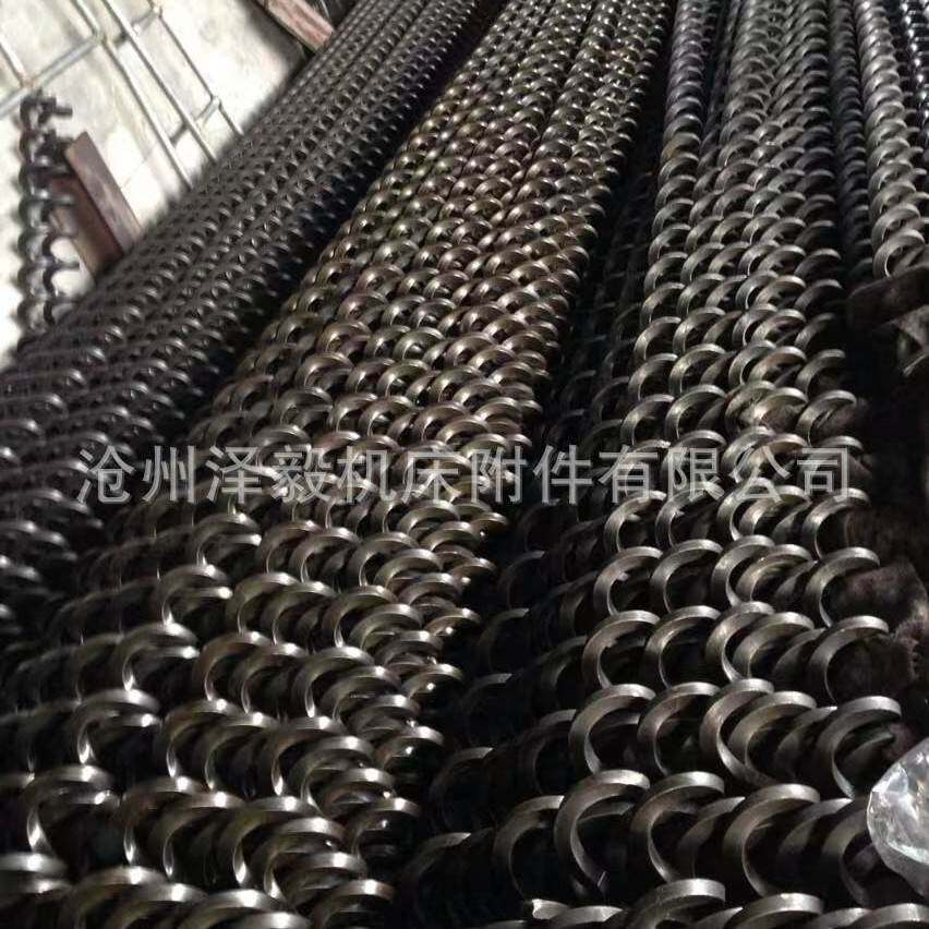 无轴螺旋簧 机床排屑器螺旋杆304不锈钢打弯绞龙配件方钢螺旋弹簧