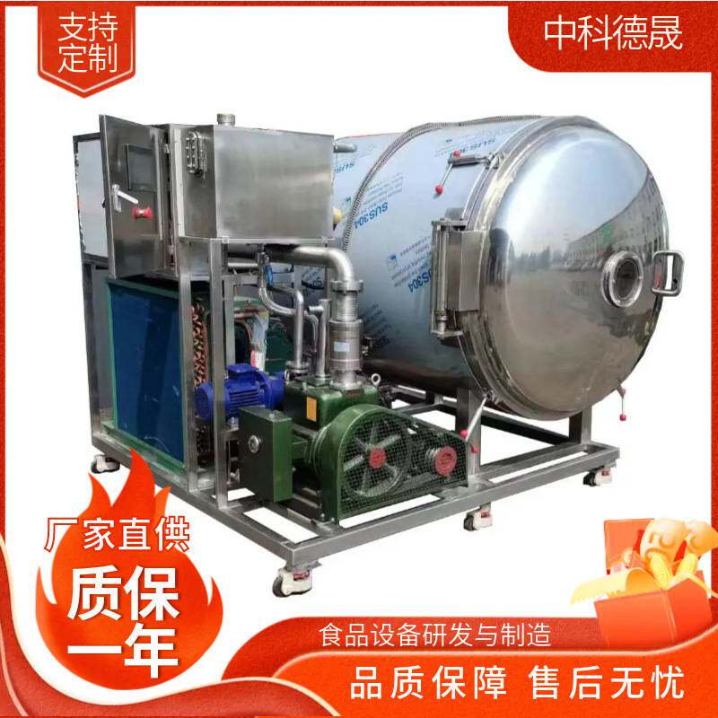 牛羊肉低温真空冷冻干燥机 不锈钢果蔬鲜花冻干机 商用冻干设备