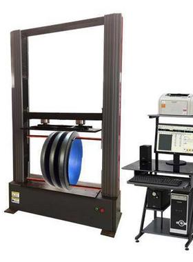 5T塑料管道环刚度实验仪 10tPVC热塑性管材径向刚度试验机