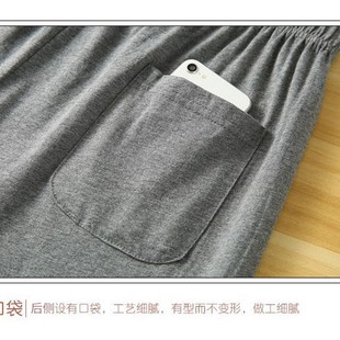 宽松大码 棉质长裤 薄款 中老年爸爸空调裤 家居裤 外穿春秋睡裤 男夏季