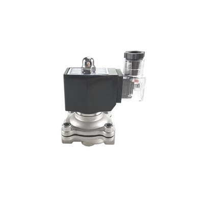 304不锈钢电磁开关阀 常开式室外防水电磁阀 24V 220V水气阀