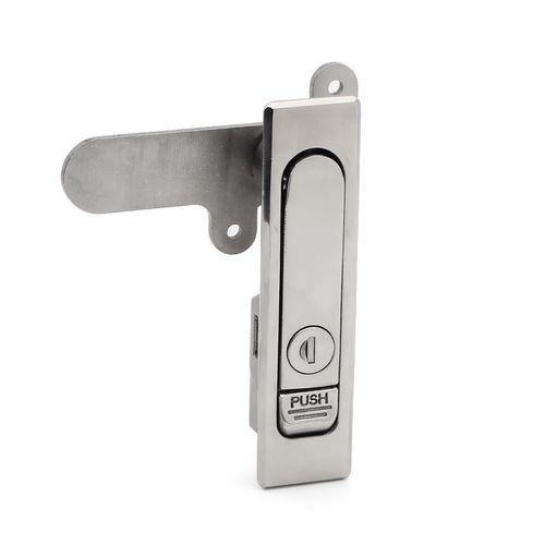 304不锈钢平面锁开关控制柜门锁MS737户外电箱电柜锁锂电设备锁