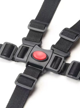 婴儿伞车餐椅通用型五点式插扣 儿童推车五向卡扣 推车扣具