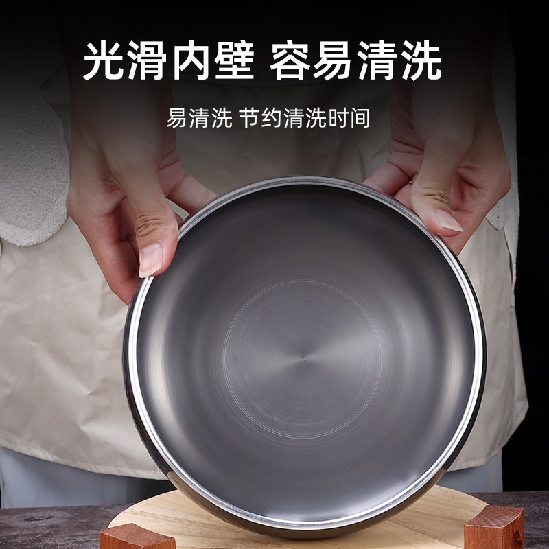 铝合金浅口钵碗特色餐厅商用仿瓷氧化波恩高边盘电磁炉日韩料理