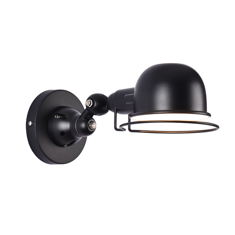 loft工业风创意个性LED卧室床头墙灯北欧简约网伽过道楼梯间壁灯