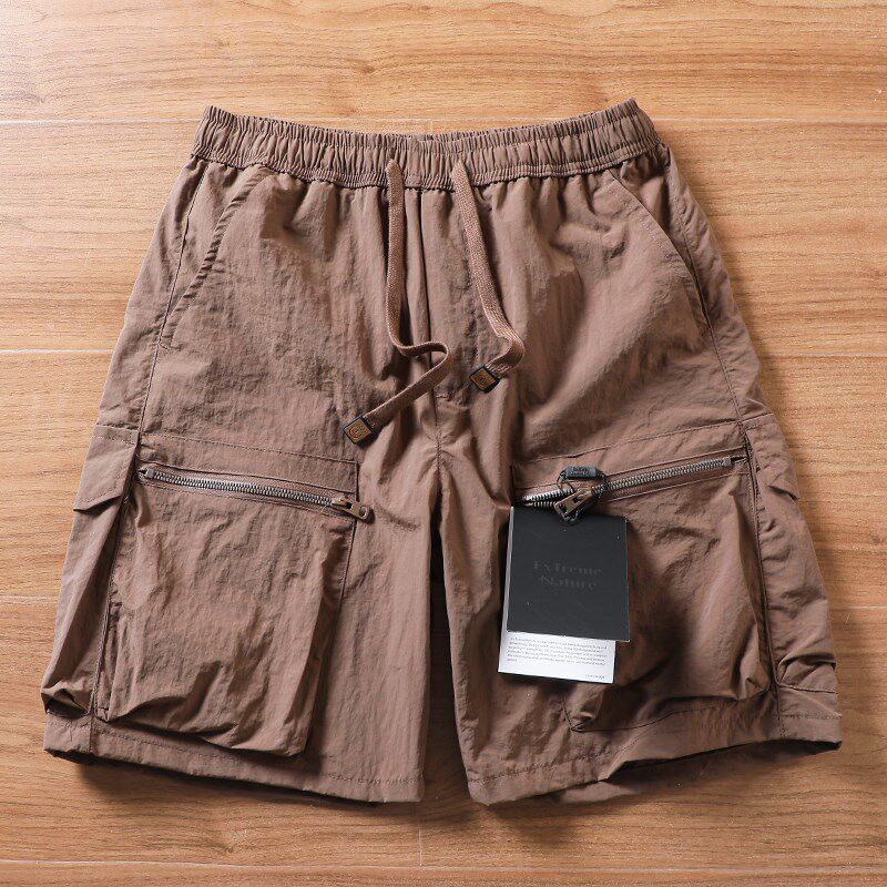美式工装风!立体大口袋!户外科技面料防水透气男士夏季休闲短裤,男装,短裤,淘宝优惠券,粉丝福利购,淘宝优惠卷