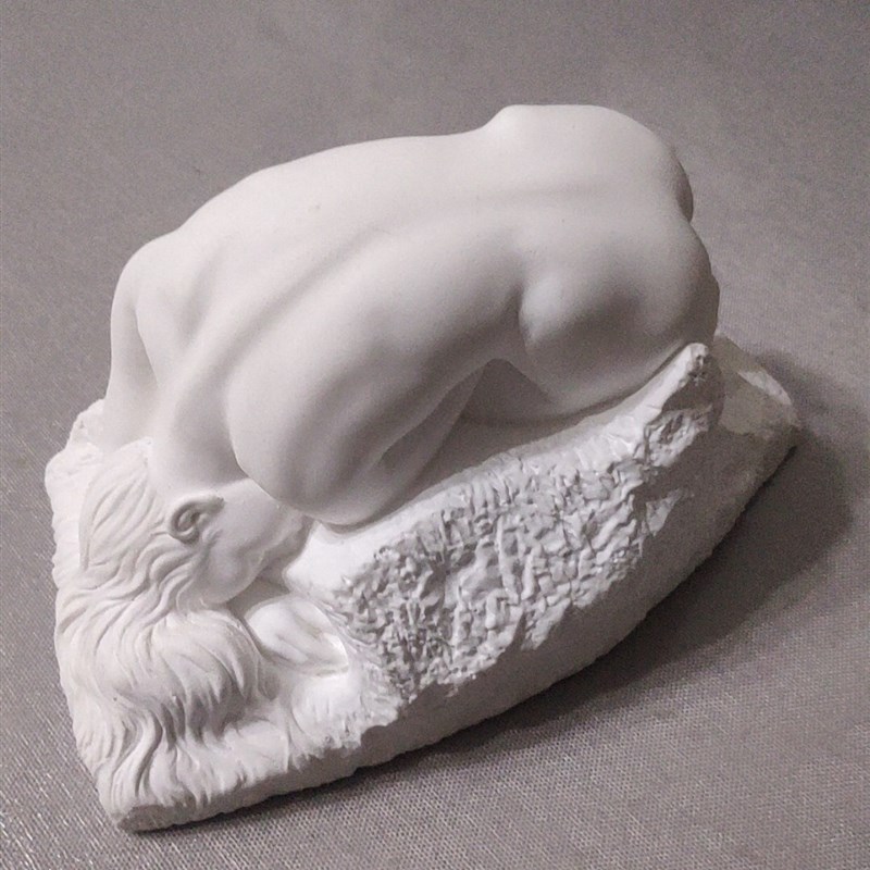 五圆博物馆罗丹雕塑《达娜依德》石膏美术古典教具客厅摆件艺术品