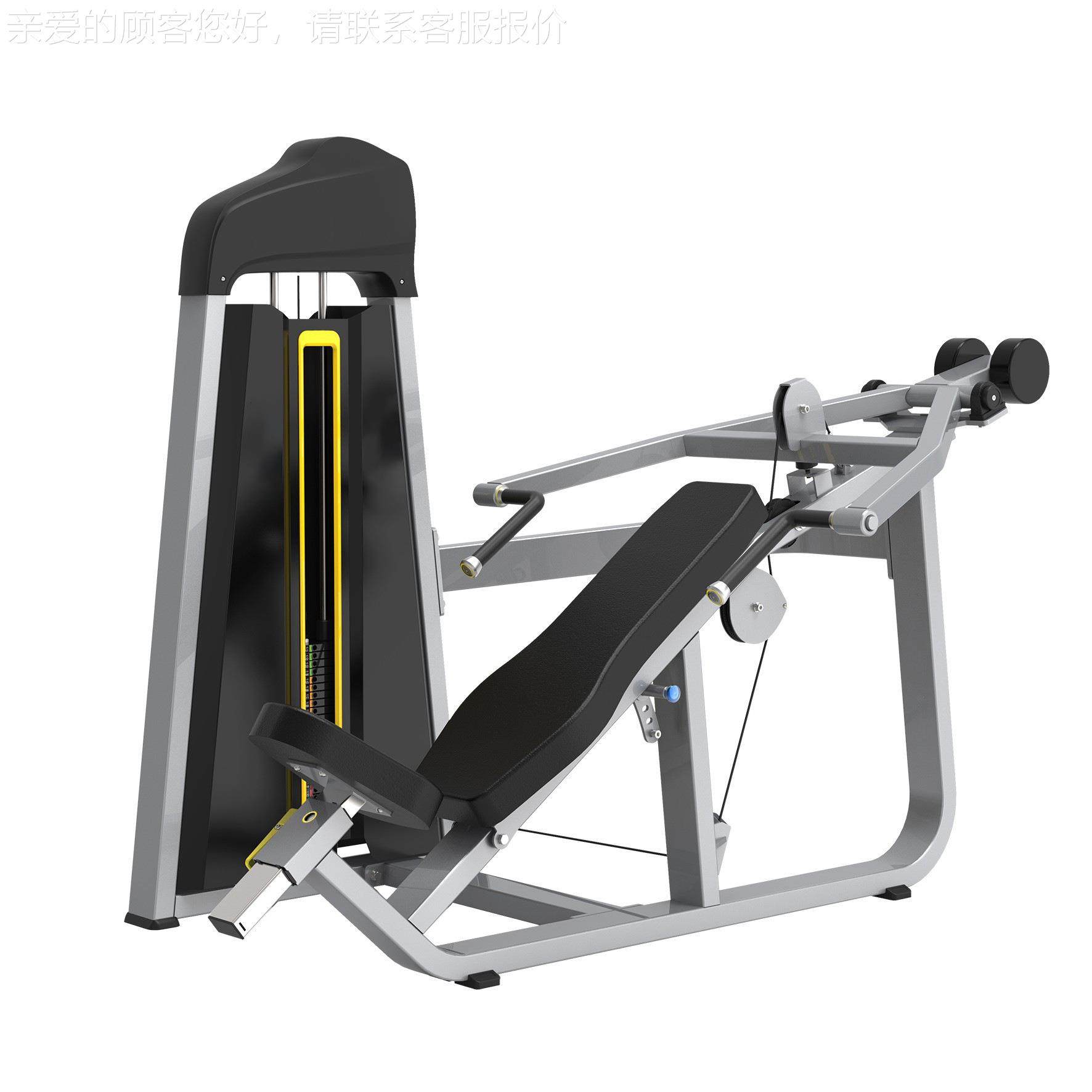 坐式上量斜推胸训练肌器用健身商房臂力肌肉胸部肉力健身训6988练
