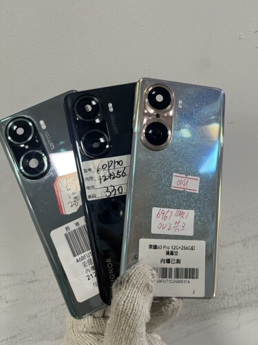 适用荣耀60pro后盖玻璃原装拆机后壳60pro电池盖后屏外壳屏
