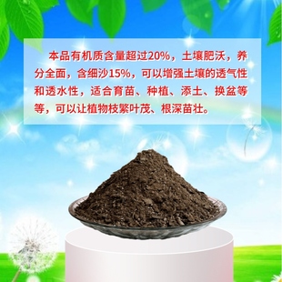 微酸性中性沙性土壤室内客厅盆景栽种绿植物花卉翻盆换营养土透气