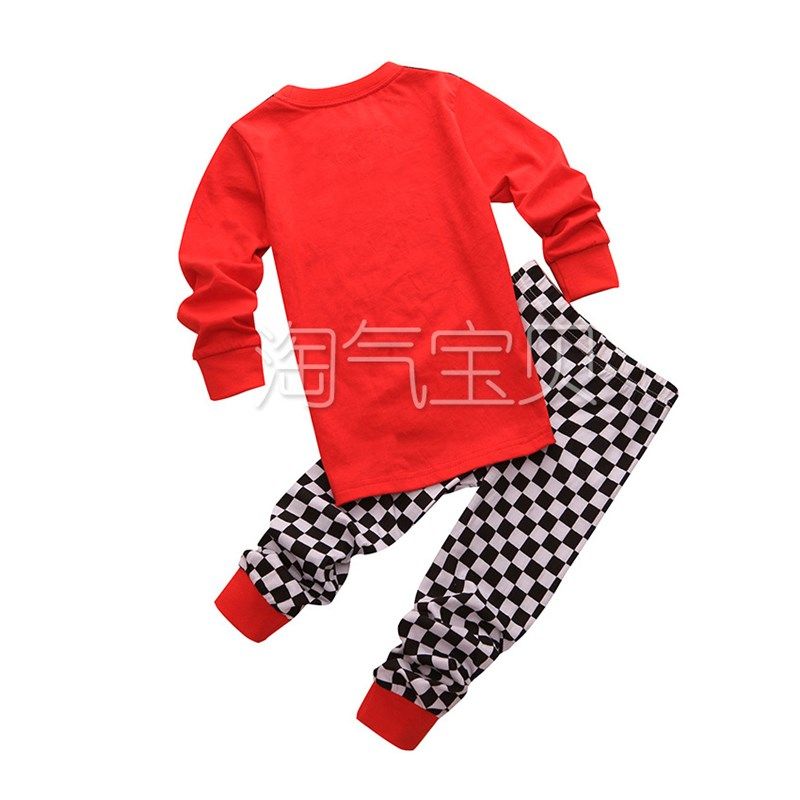 春秋新款中小童纯棉卡通汽车睡衣男女童长袖家居服儿童薄款空调服,童装/婴儿装/亲子装,家居服套装,淘宝优惠券,粉丝福利购,淘宝优惠卷