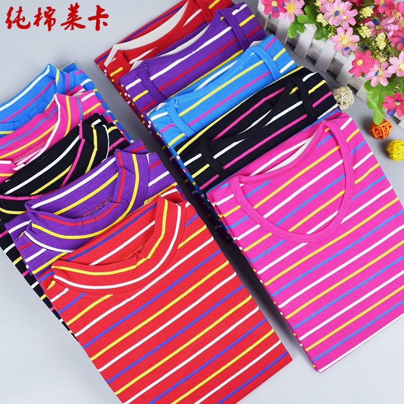 中青年女士宽松纯棉保暖内衣修身美体条纹秋衣薄款全棉上衣打底衫,女士内衣/男士内衣/家居服,保暖上装,淘宝优惠券,粉丝福利购,淘宝优惠卷