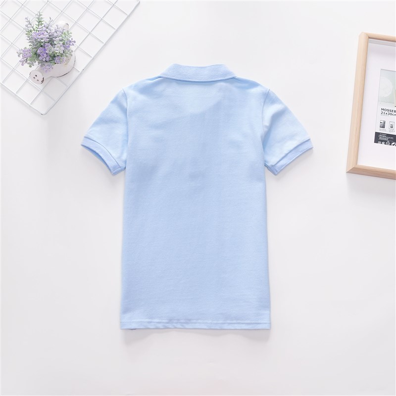 校服短袖 湖蓝色校服 南京浦口实验小学夏装短袖 丁家庄小学夏装