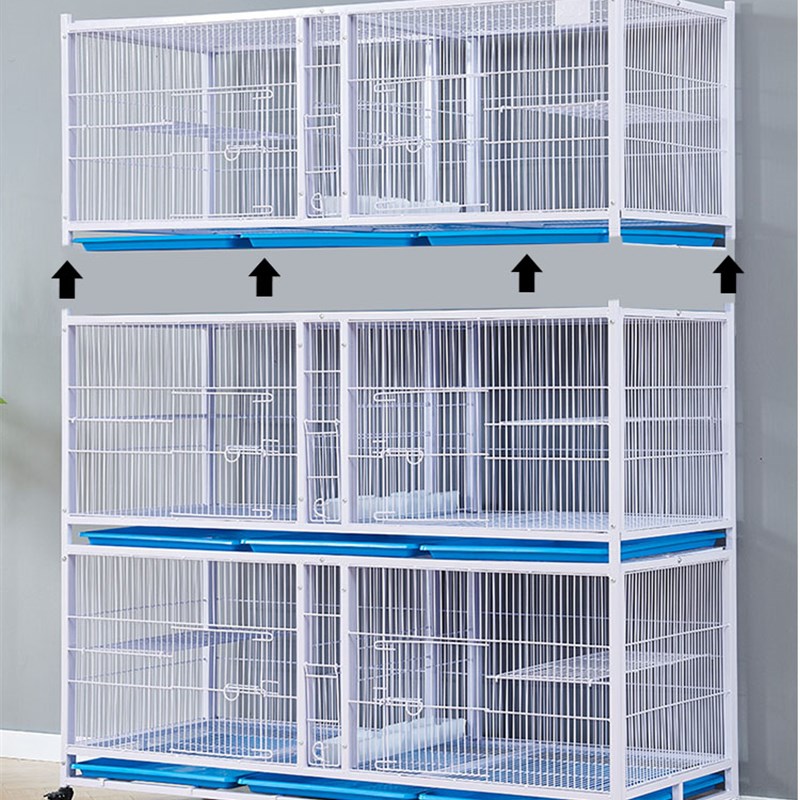 精品鸽笼加粗加密间距鸽子笼配对笼信鸽笼鸡笼鸽大号防老鼠黄鼠狼