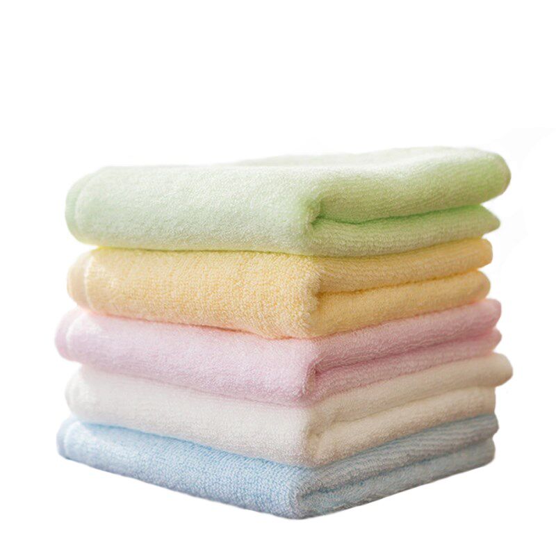 竹纤维毛巾小方巾幼儿园毛巾儿童专用婴儿洗澡巾洗屁屁巾超柔四方