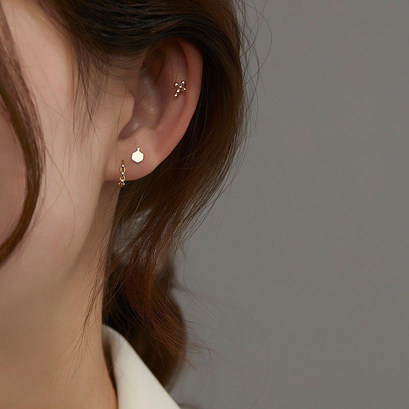 srrmhyn韩国迷你时尚耳钉女银小巧精致气质耳扣耳环2023年新款,节庆用品/礼品,文化创意手环,淘宝优惠券,粉丝福利购,淘宝优惠卷