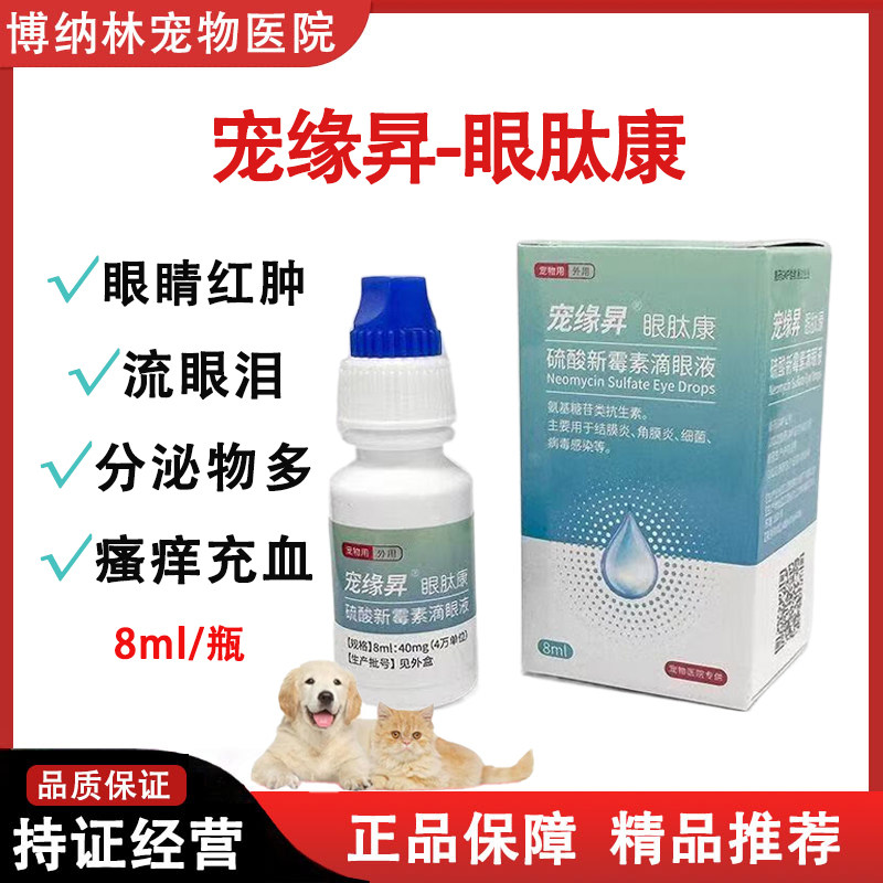 宠缘昇眼肽康硫酸新霉素滴眼液