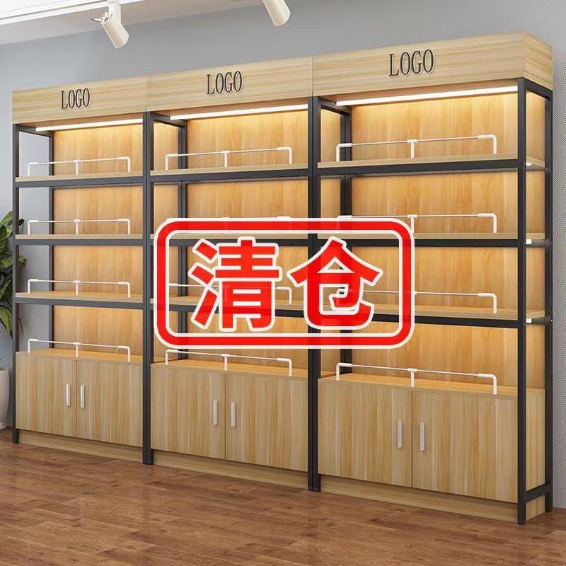 展示柜货架陈列化妆品置物架产品样品多层超市宠物文具便利店烟酒