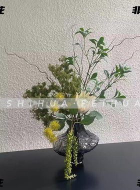 饰花非花青峦样板间厨房花艺组合