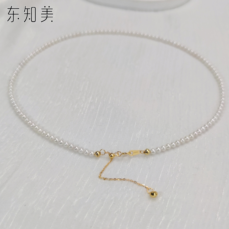 东知美淡水珍珠项链百搭