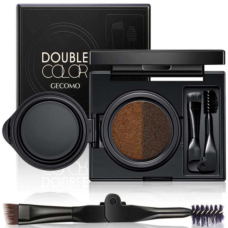 漫湾选格蒙双色气垫染眉膏易上妆不卡粉细腻眉粉跨境彩妆持久定型