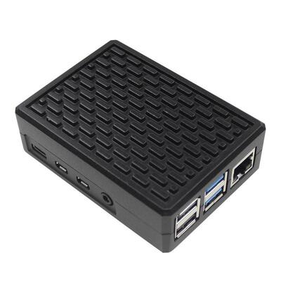 树莓派raspberry pi5五散热保护全铝合金外壳金属 内置一体散热