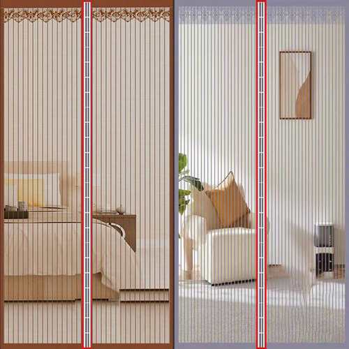 防蚊门帘纱帘纱门纱窗隔断家用免打孔自吸加密磁条卫生间卧室厨房