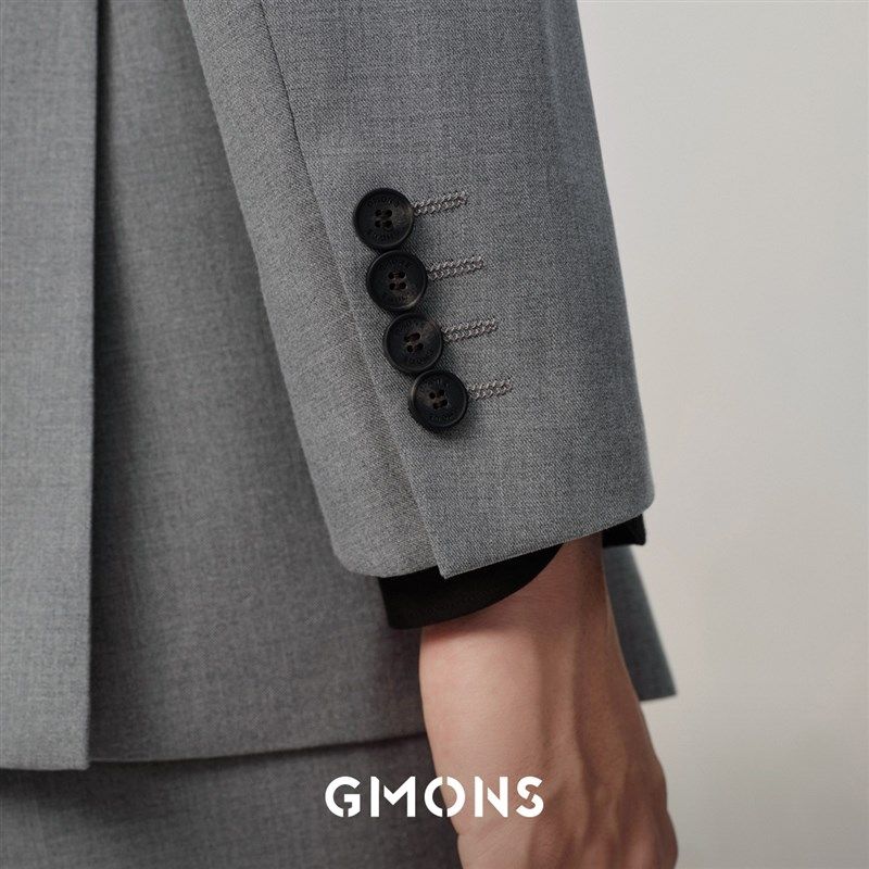 吉约蒙零染西装男士套装结婚新郎灰色简约高级感礼服商务正装西服,男装,商务正装西服,淘宝优惠券,粉丝福利购,淘宝优惠卷