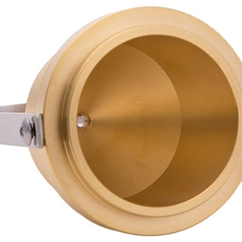 4号油漆涂4杯粘度计铜质手提便捷式涂四杯粘度测试杯黏度计粘度杯