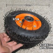 4打气轮胎小推车轮子拉车轮子静音脚轮 8寸充气轮250 满2个 包邮