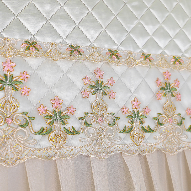 加厚冰箱巾盖布单开门冰箱洗衣机罩巾欧式大双开门冰箱顶防尘罩子