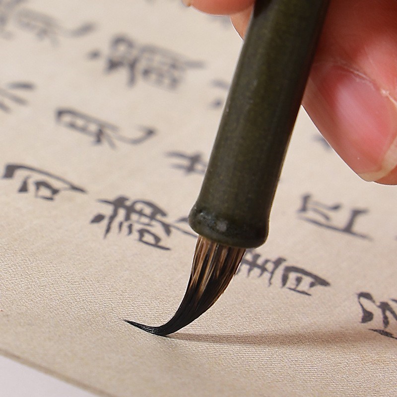 紫毫小楷纯兔毫毛笔 狼毫兼毫勾线国画抄经笔 书法簪花行书瘦金体