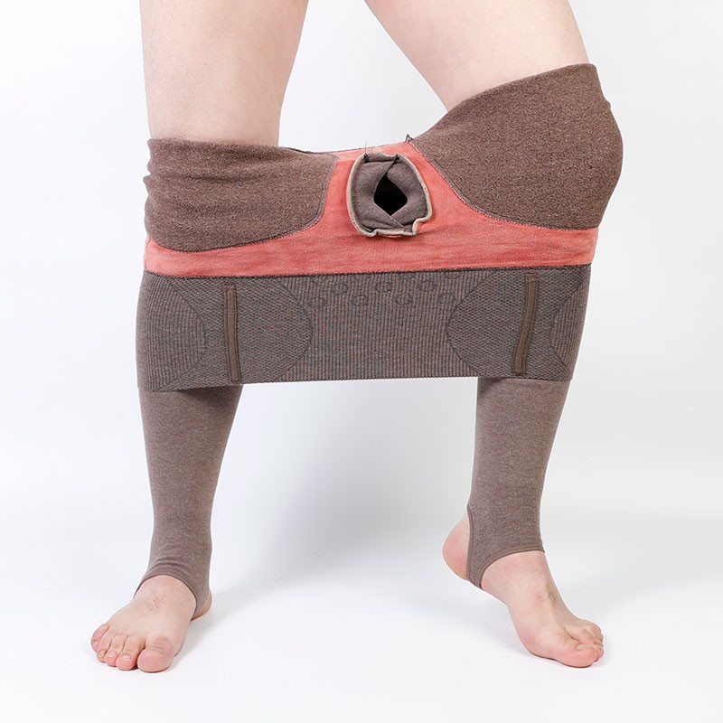 光腿神器男门禁秋冬加绒加厚保暖丝袜打底裤高腰收腹竖开口连裤袜