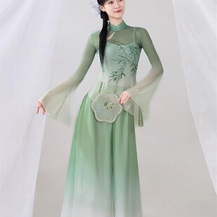 夜泊秦淮舞蹈服装新款古典舞声韵纱衣烟雨行舟演出服中国风表演服