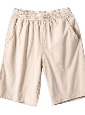 男装女装水洗针织松紧短裤休闲棉质中裤子R474129 477950 467797