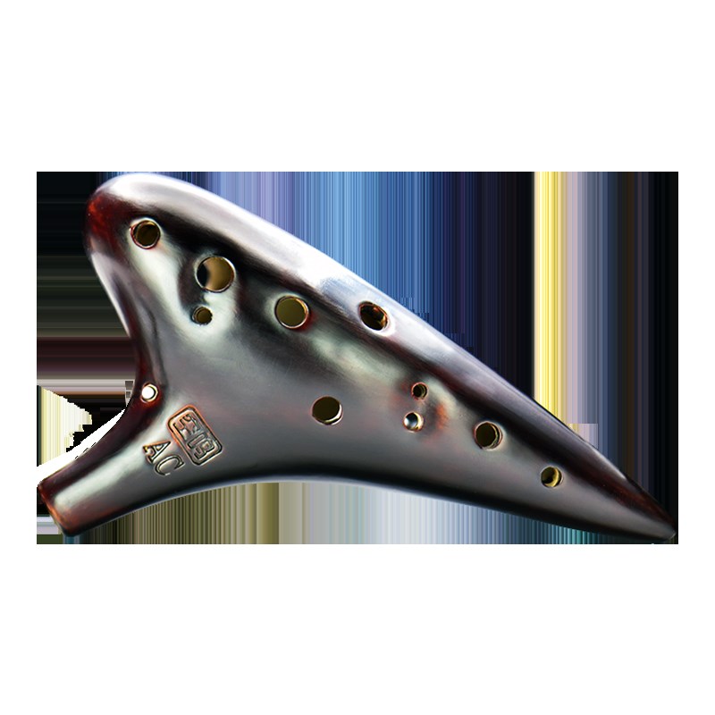 陶笛12孔 专业初学入门演奏学生乐器中音C调十二孔ac陶埙笛子乐器