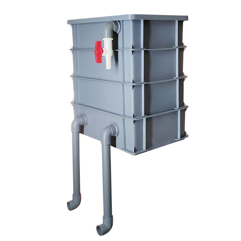 鱼缸过滤器净水循环三合一系统配件大全滴流盒周转箱箱户外龟上滤