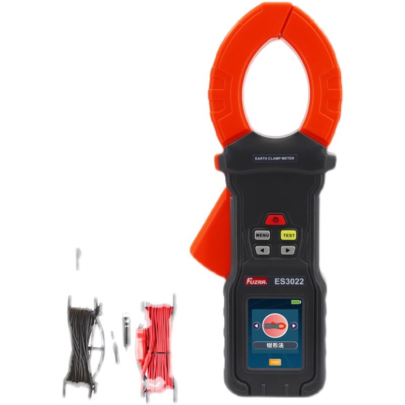 征能地桩式钳形接地电阻测试仪ES3022回路电阻土壤电阻率电压