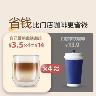 Gevi全自动咖啡机意式美式拿铁家用小型办公室奶泡研磨一体机