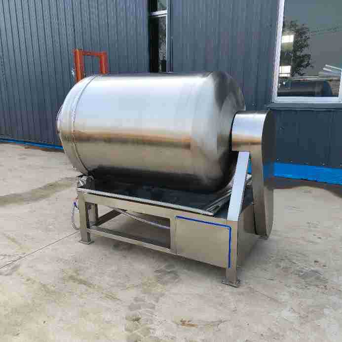 小型真空滚揉机300升牛羊肉腌制设备不锈钢搅拌机肉制品嫩化机图片