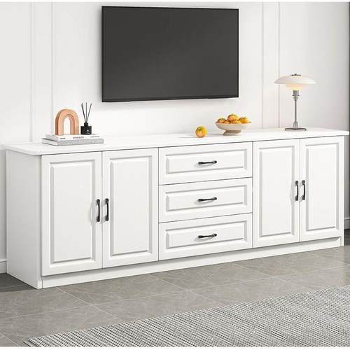 新中式实木电视柜现代简约小户型客厅高款家用卧室欧式储物收纳柜