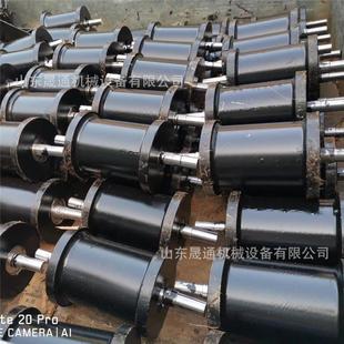 现货铸钢地滚轮井下巷道运输钢丝绳焊接地滚150*300钢管敢接地轮