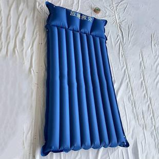 民政救灾充气床TPU单人气柱条形充气垫防潮带枕头可折叠露营床