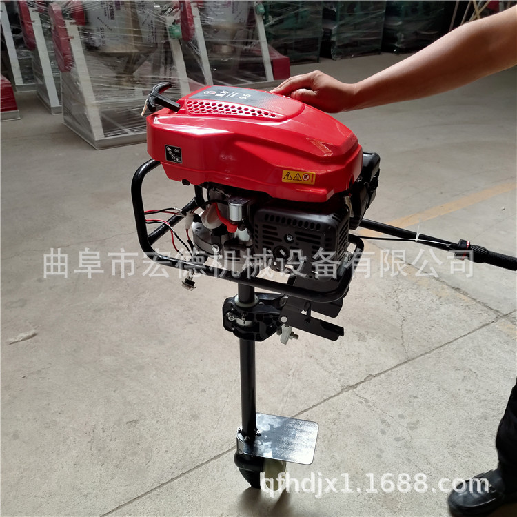 小型便携式木筏船用挂桨机鱼塘养殖船用马达螺旋桨多少钱